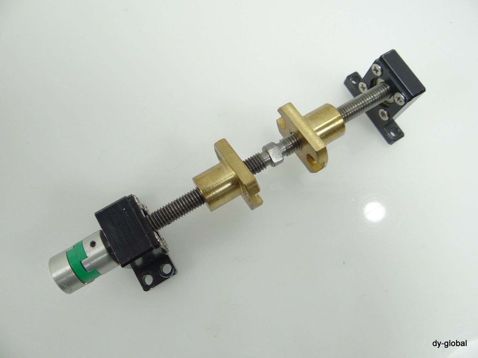 Made ATM08+145mm Used Right/Left Helix TM Screw with support coupling unit