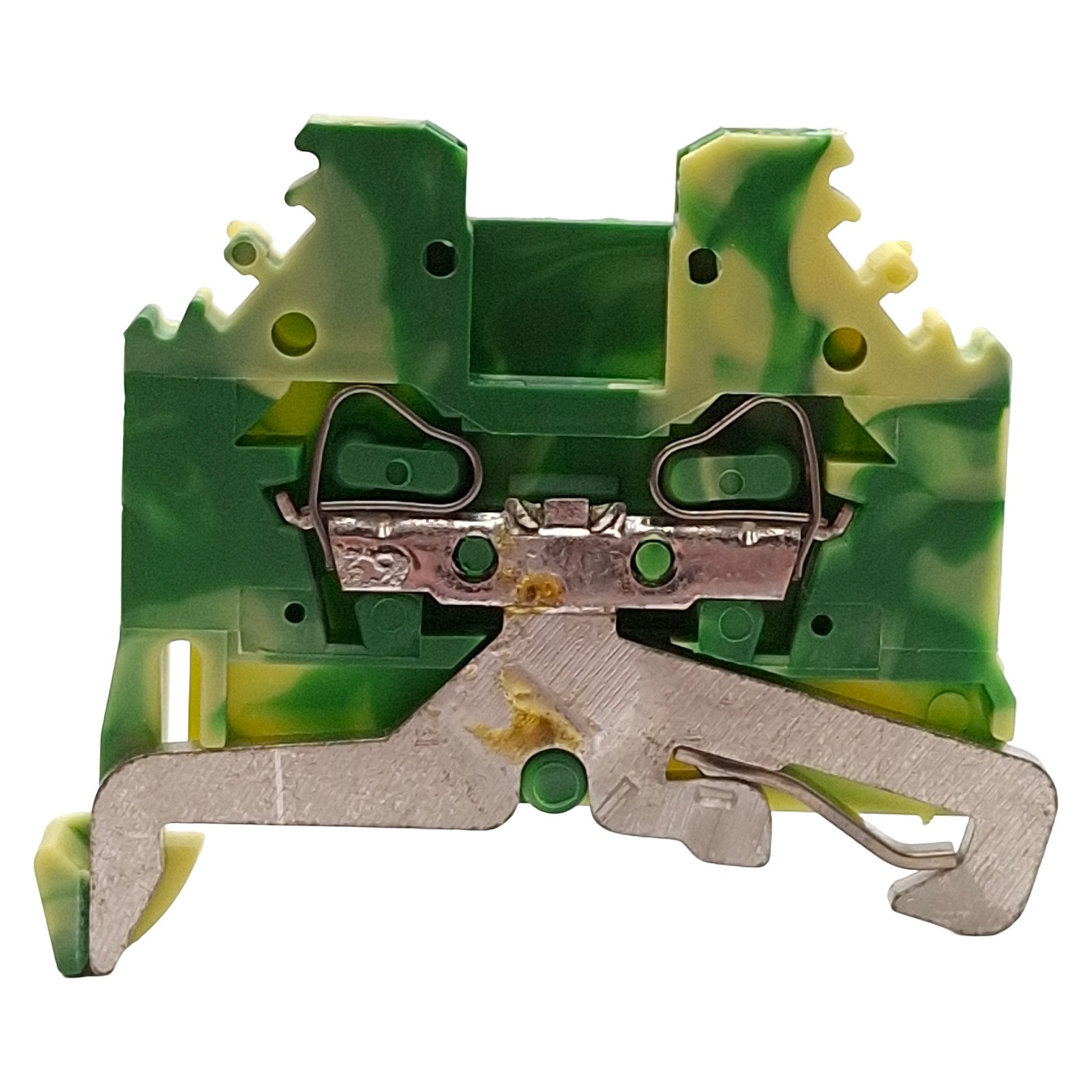 Lot of 20 Wago 280-107 Ground Terminal Block, 2-Position, 5mm Width, DIN Rail