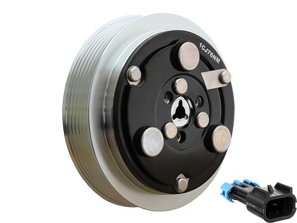 OE Sanden Clutch 125mm 6 Groove 12V SD7H15 Serpentine Compressor Part