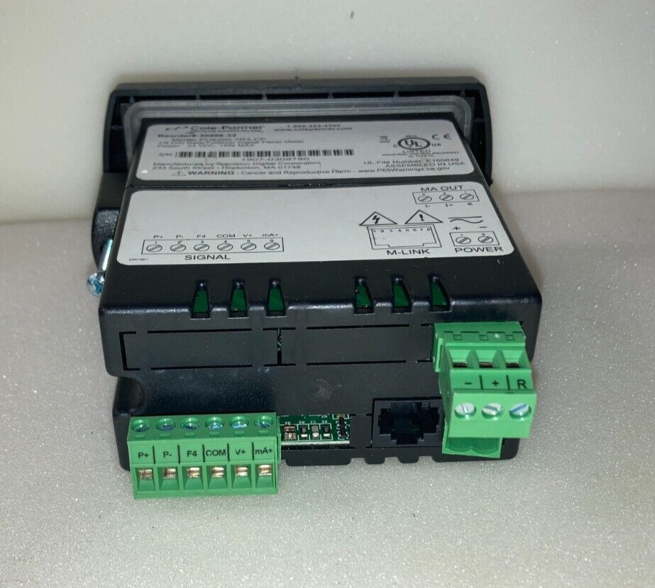 Cole-Parmer Analog Input Rate/Totalizer 4-20mA Output, 12-24VDC, NEMA 4X – Used