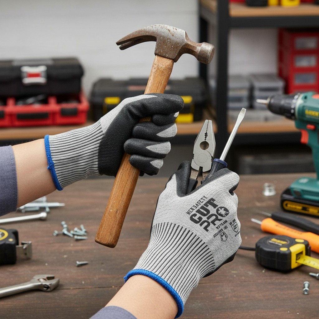 Cut, Puncture & Abrasion-Resistant Gloves, Cut & Puncture A4, Abrasion 5, 1 Pair