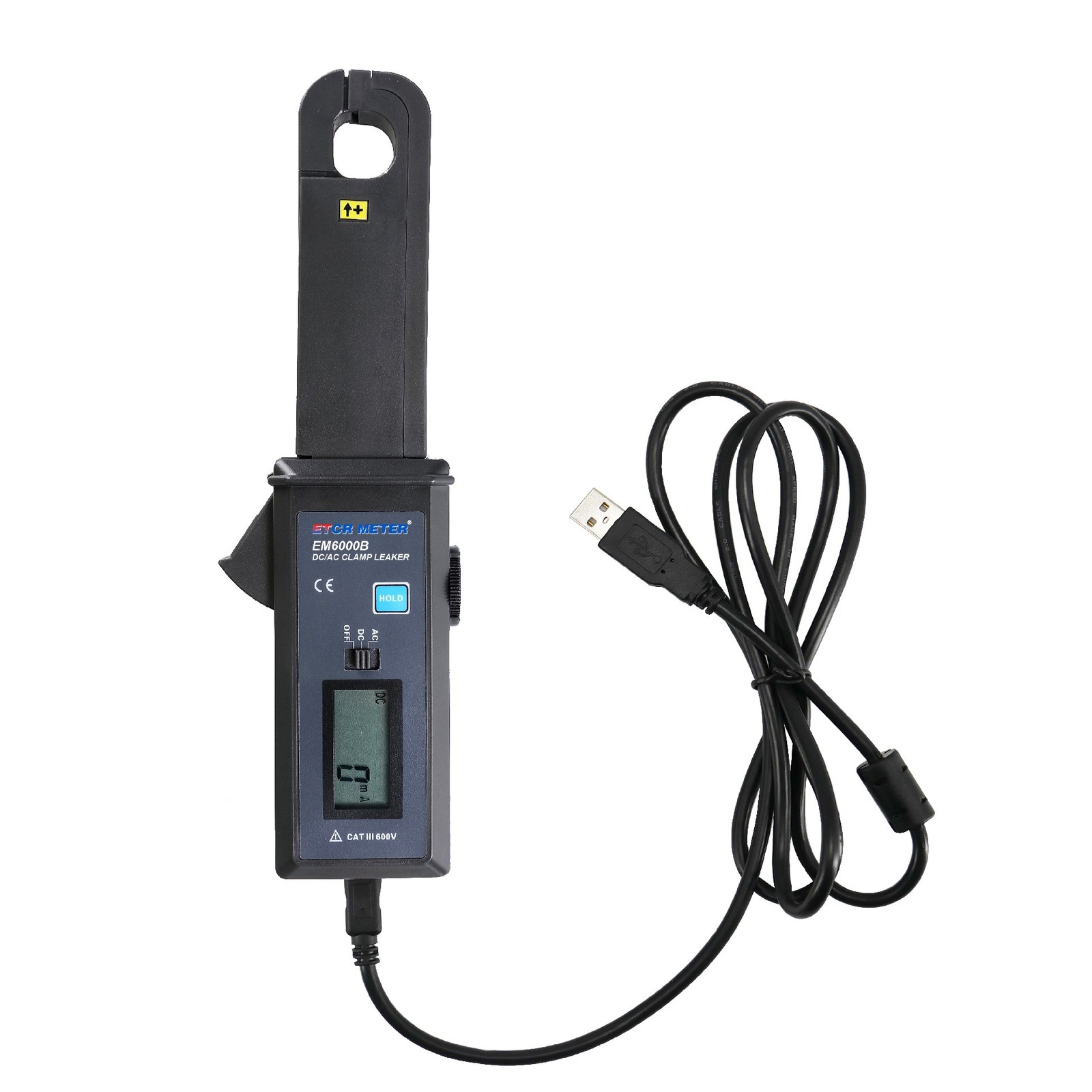EM6000B DC/AC Clamp Leakage Current Meter 0mA ~ 60.0A New