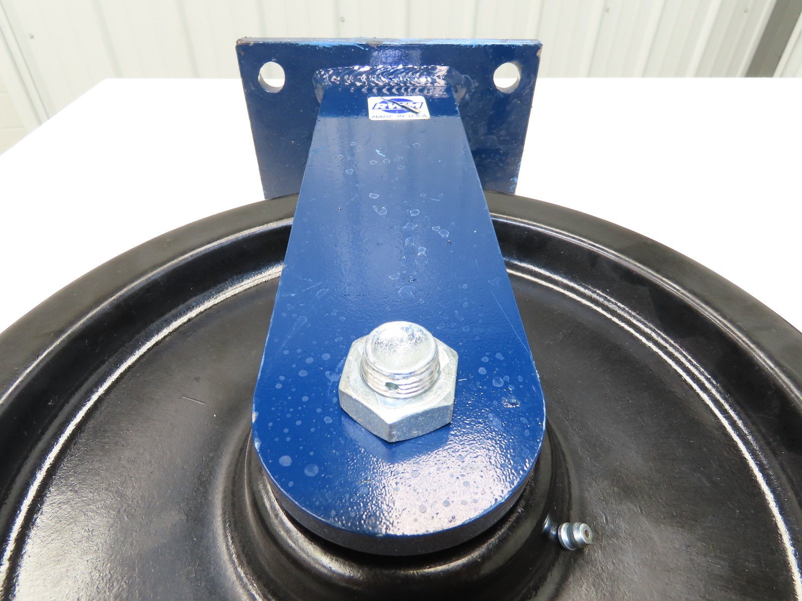 RWM 75 Series Rigid Caster Wheel 12″x 3″ Height 15-1/2″-Top of Plate Lot of 2