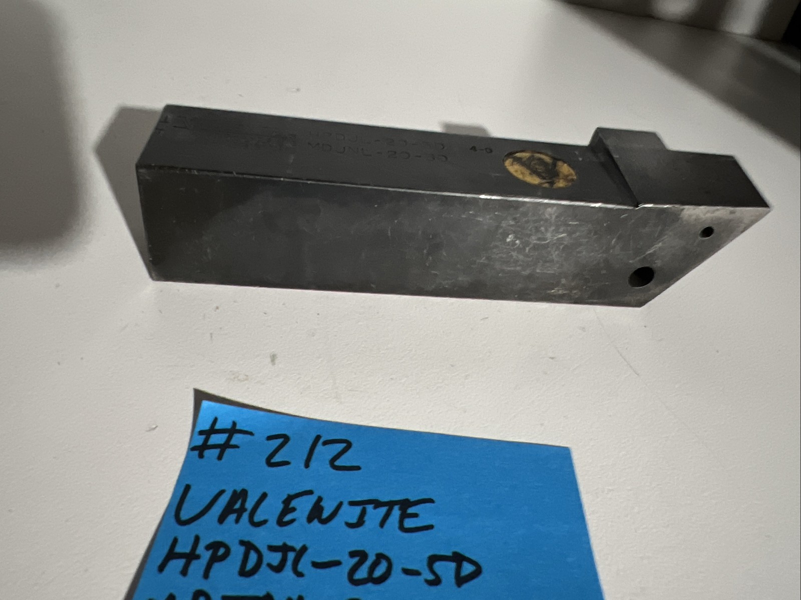 valenite HPDJL-20-5D Indexible Carbide Lathe Toolholder MDJNL 6”OAL 1.25”Shank
