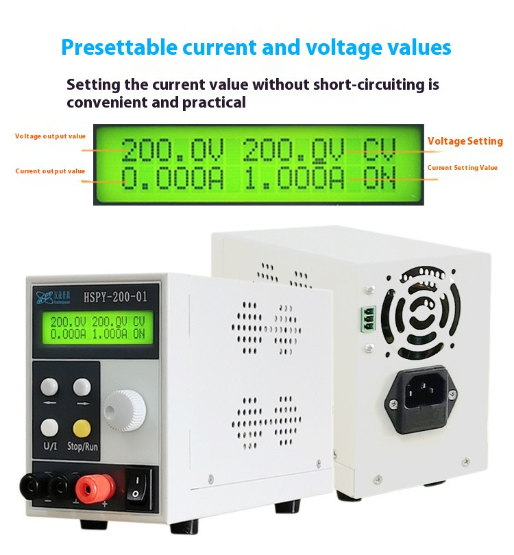 Programmable DC Voltage Regulator 200V300V400V500V600V1000V Programmable