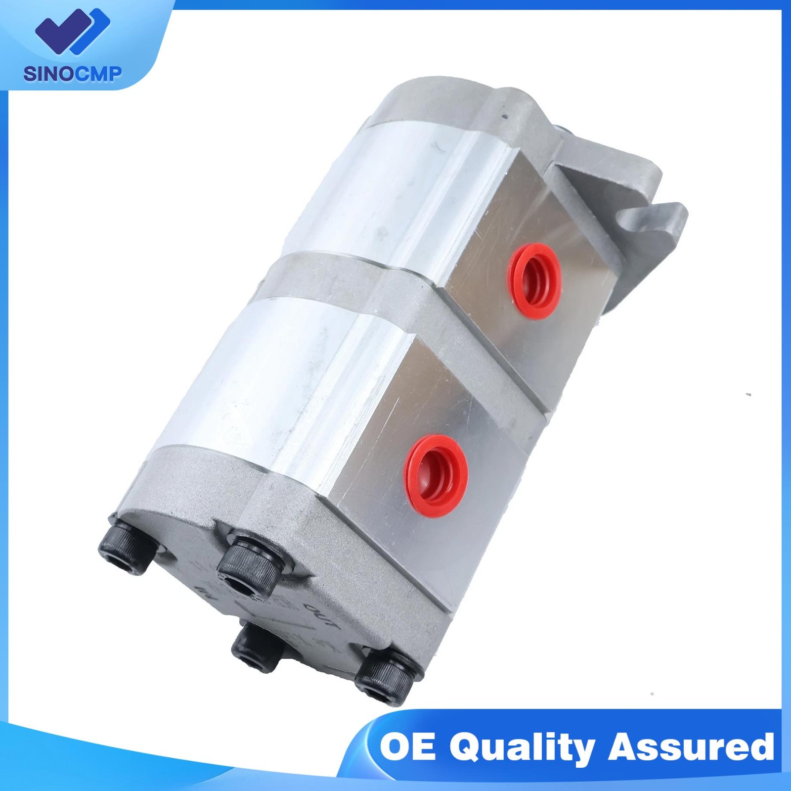 Hydraulic Double Gear Pump HGP-33A-F8/8R Inlet Ports:ZG3/4″ Outlet Ports:ZG1/2″