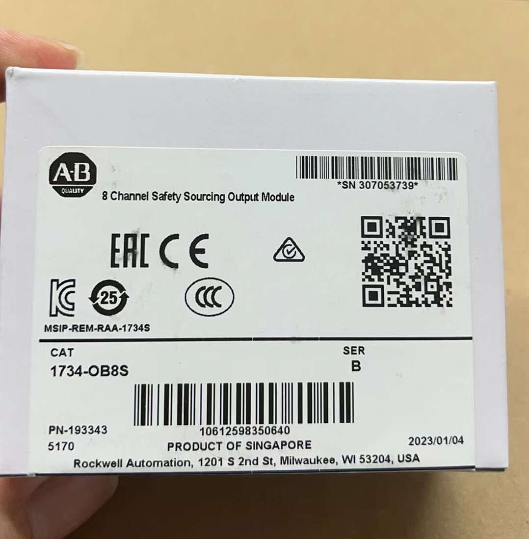 2023 Newest AB 1734-OB8S Point I/O 8 Point Safety Output Module New In US Stock