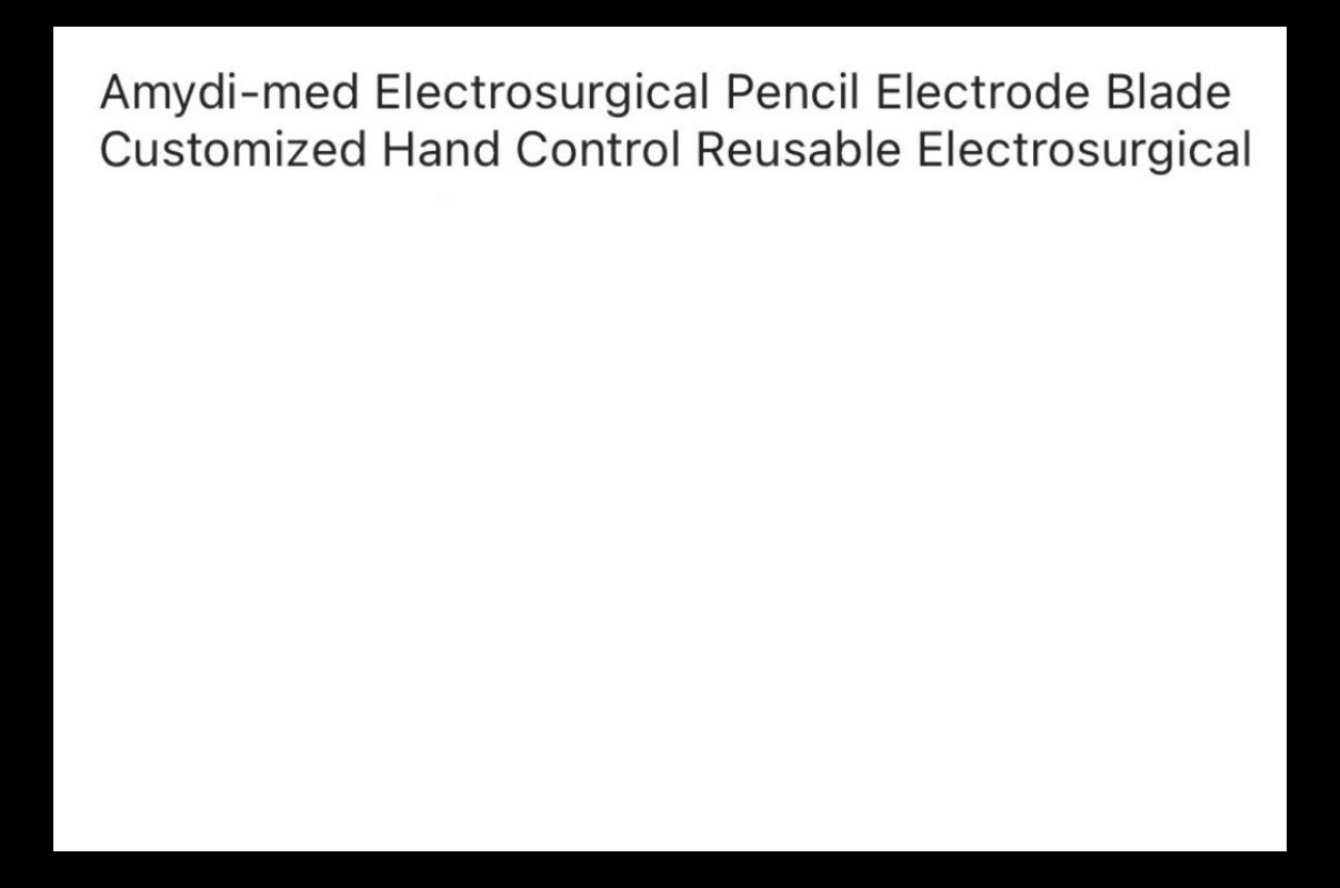 Electrosurgical Pencil Hand (cut or coag) Control (Amydi-med) similar to Bovie