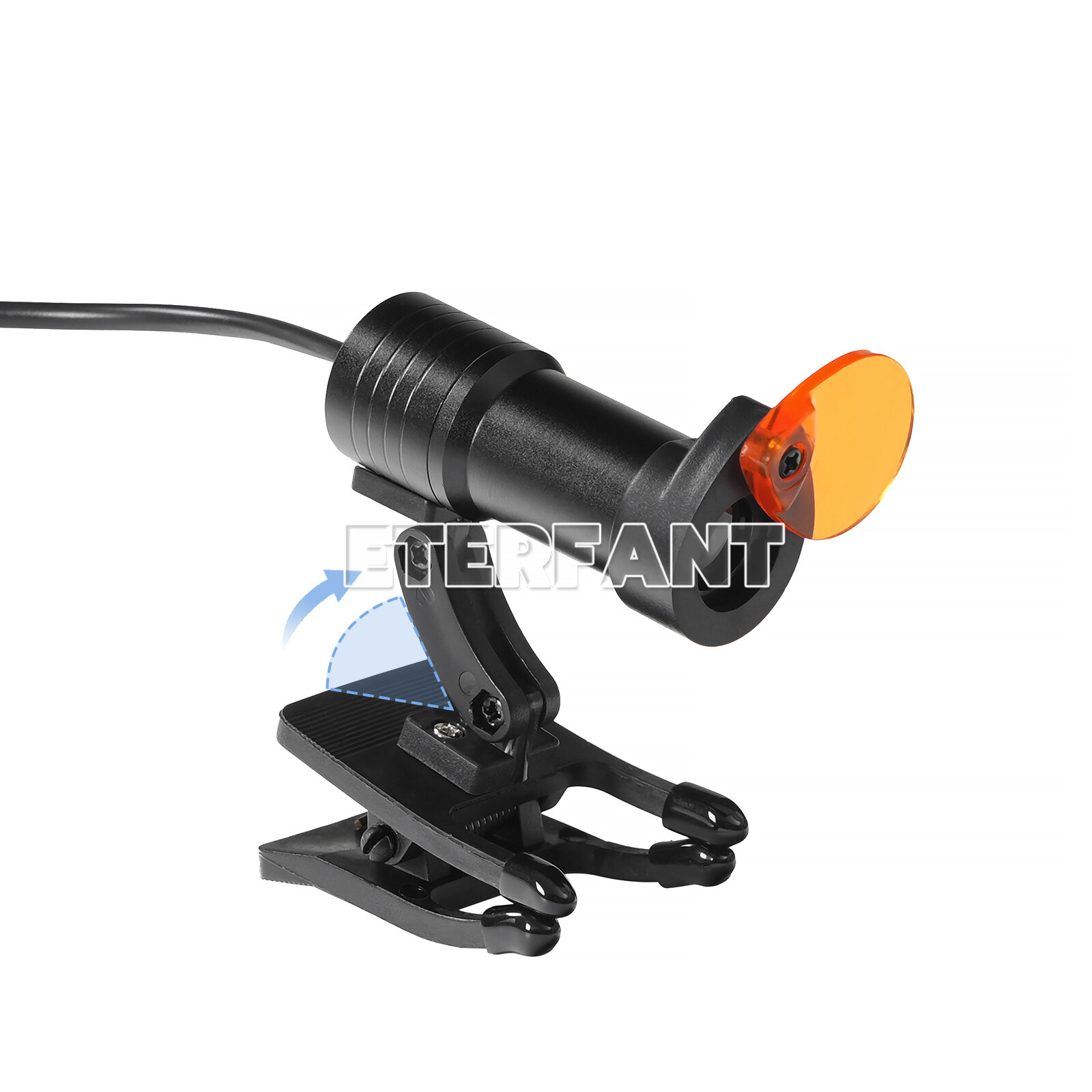 ETERFANT Dental 5W LED Headlight Lamp w/Filter Metal Clip for Binocular Loupe