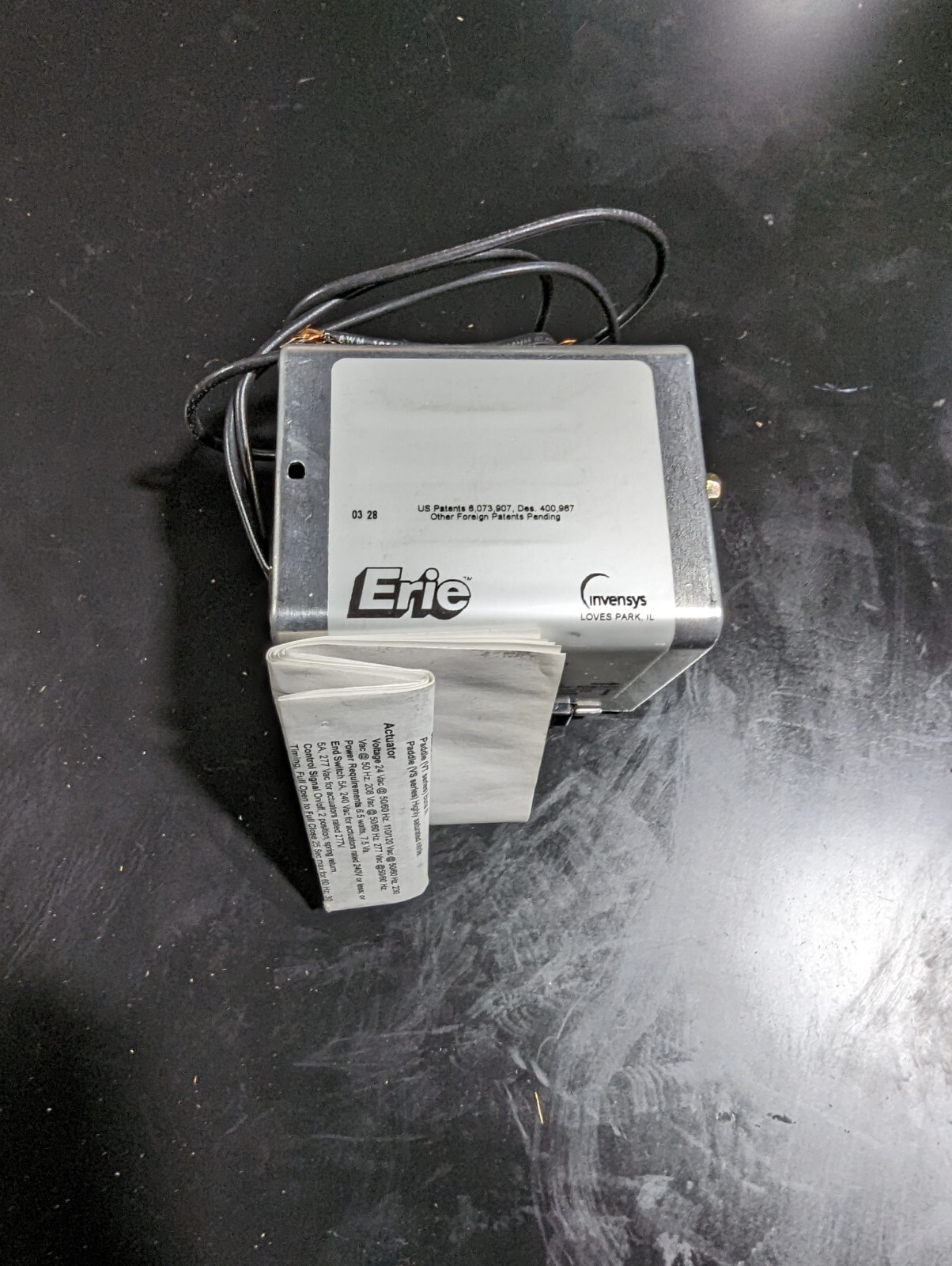 ERIE AG13A02A POP TOP ACTUATOR 24 V, 6.5 WATTS, CLASS 2 🇺🇲