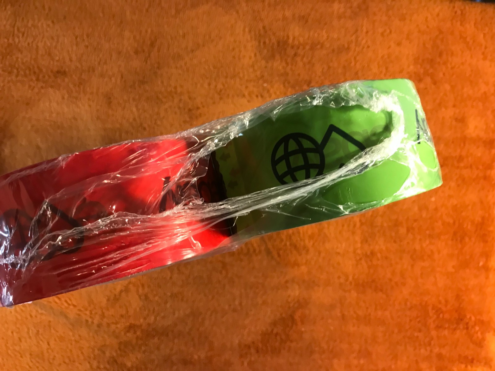 6 Rolls EBAY BRANDED Packaging Tape RED & GREEN Logo 2″ x 75 yards NEW SEALED!