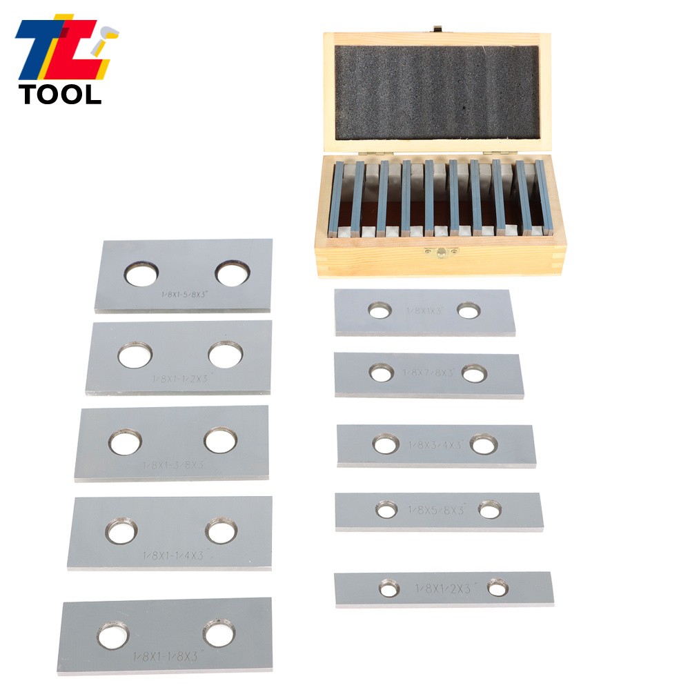 10 Pair 1/8×3 Precision Parallel Block Set Hardened Gage Gauge Tool Set .0002