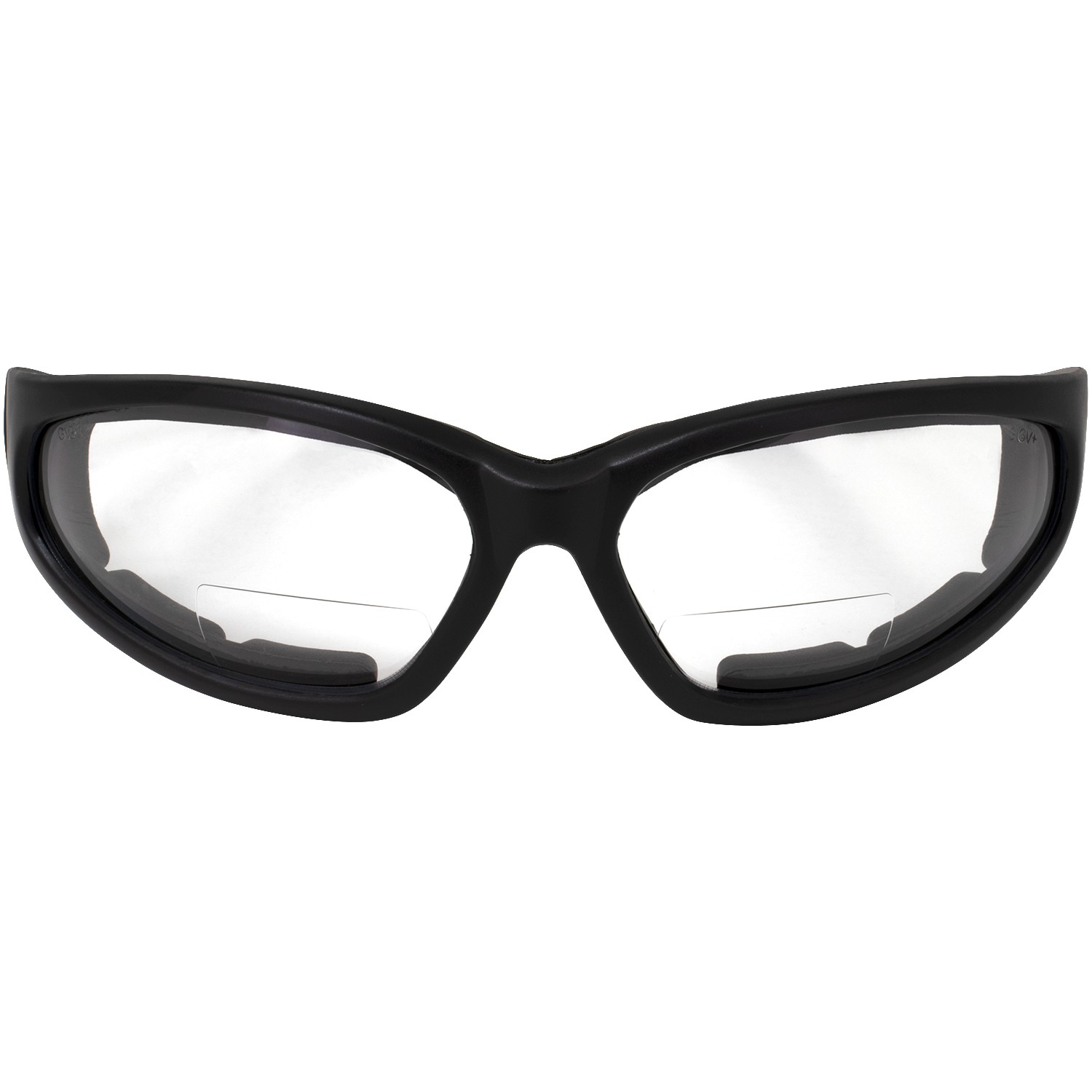 2 1.5 Bifocal Global Vision Hercules Anti-fog Safety Glasses 1 Clear 1 Smoke
