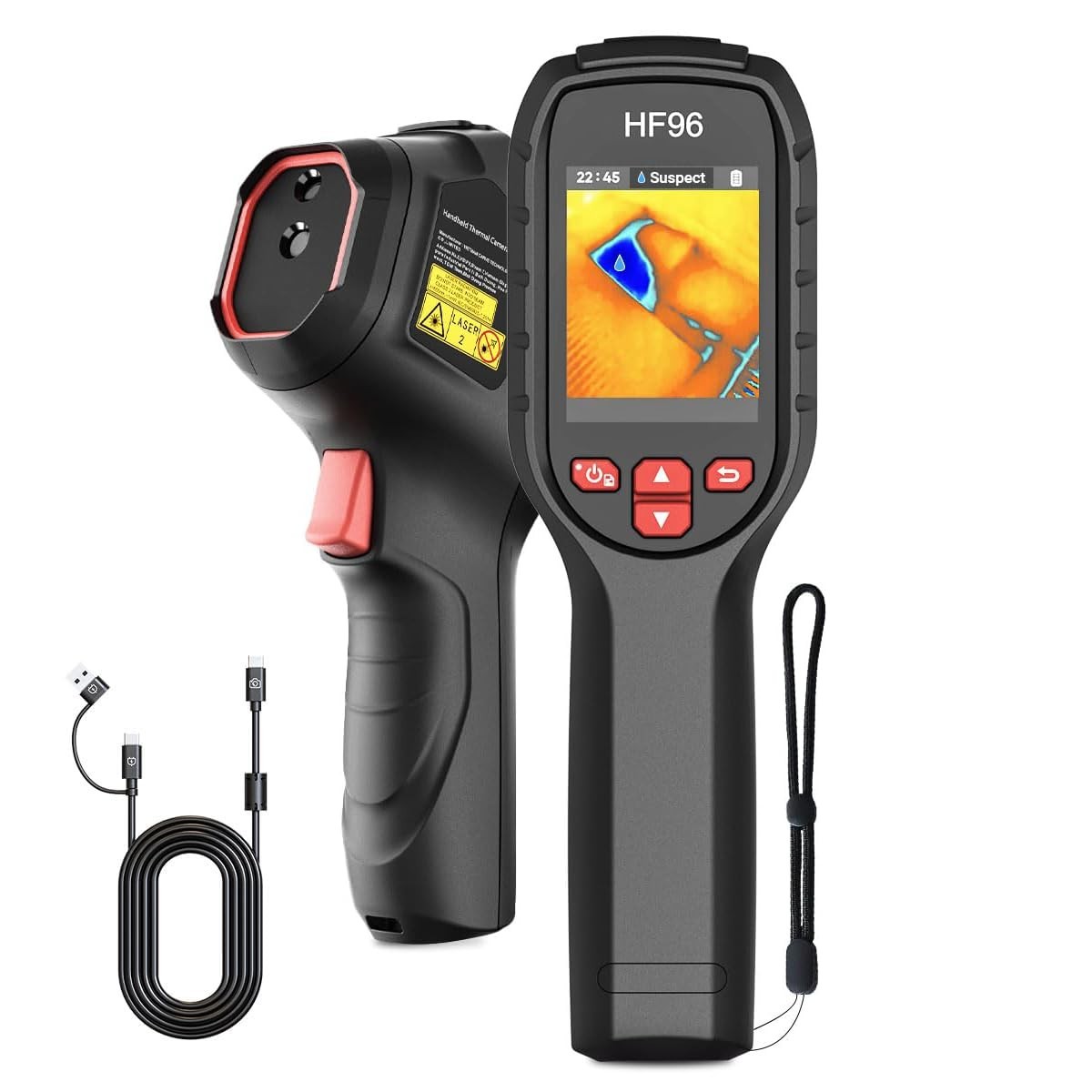 Thermal Camera with AI Scene Detection, Laser Pointer, -4°F~1022°F | 240×240 …