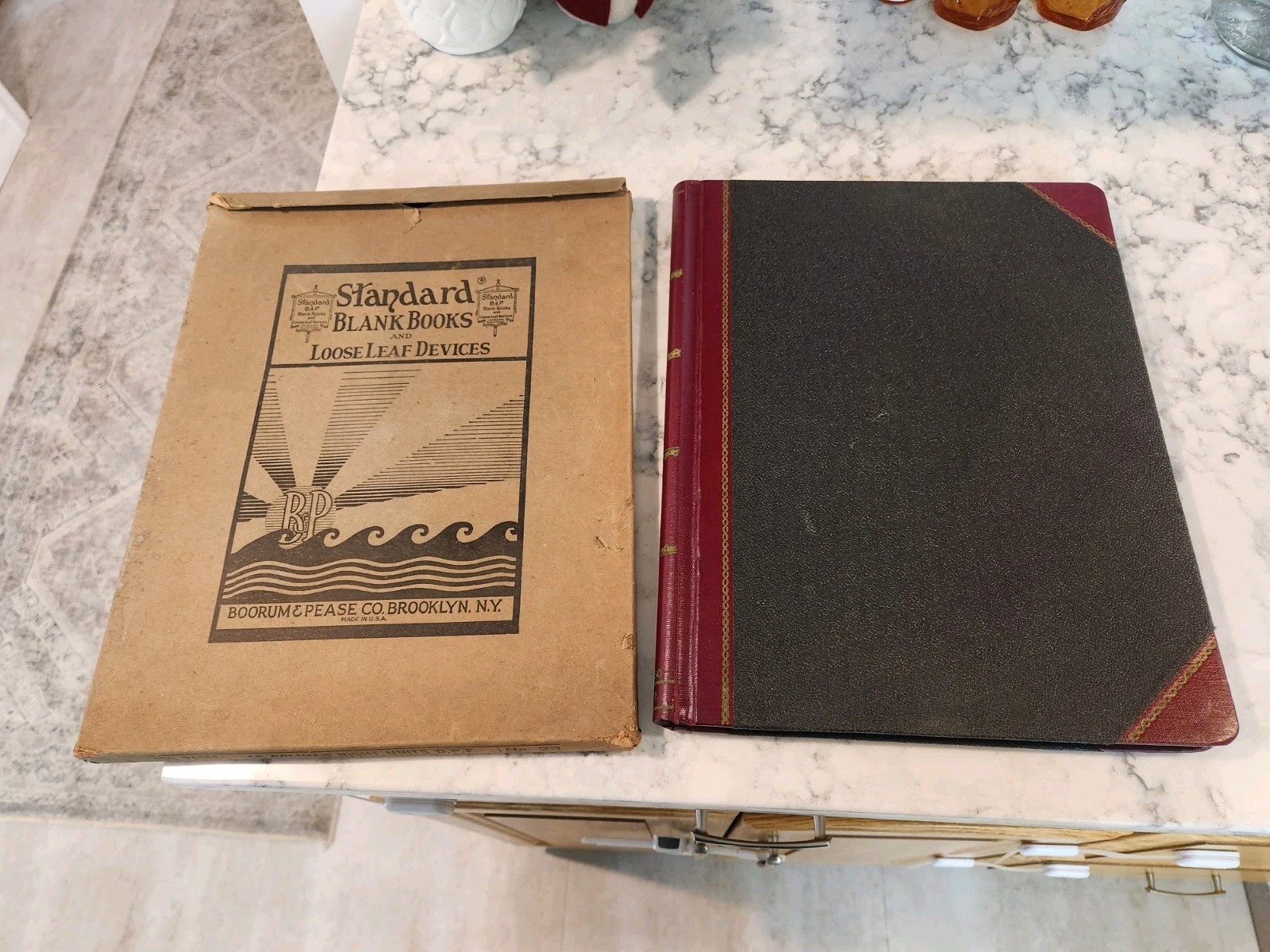 Vintage Boorum & Pease Record Rule Account Book Size 11”x14” 23-150 16-R