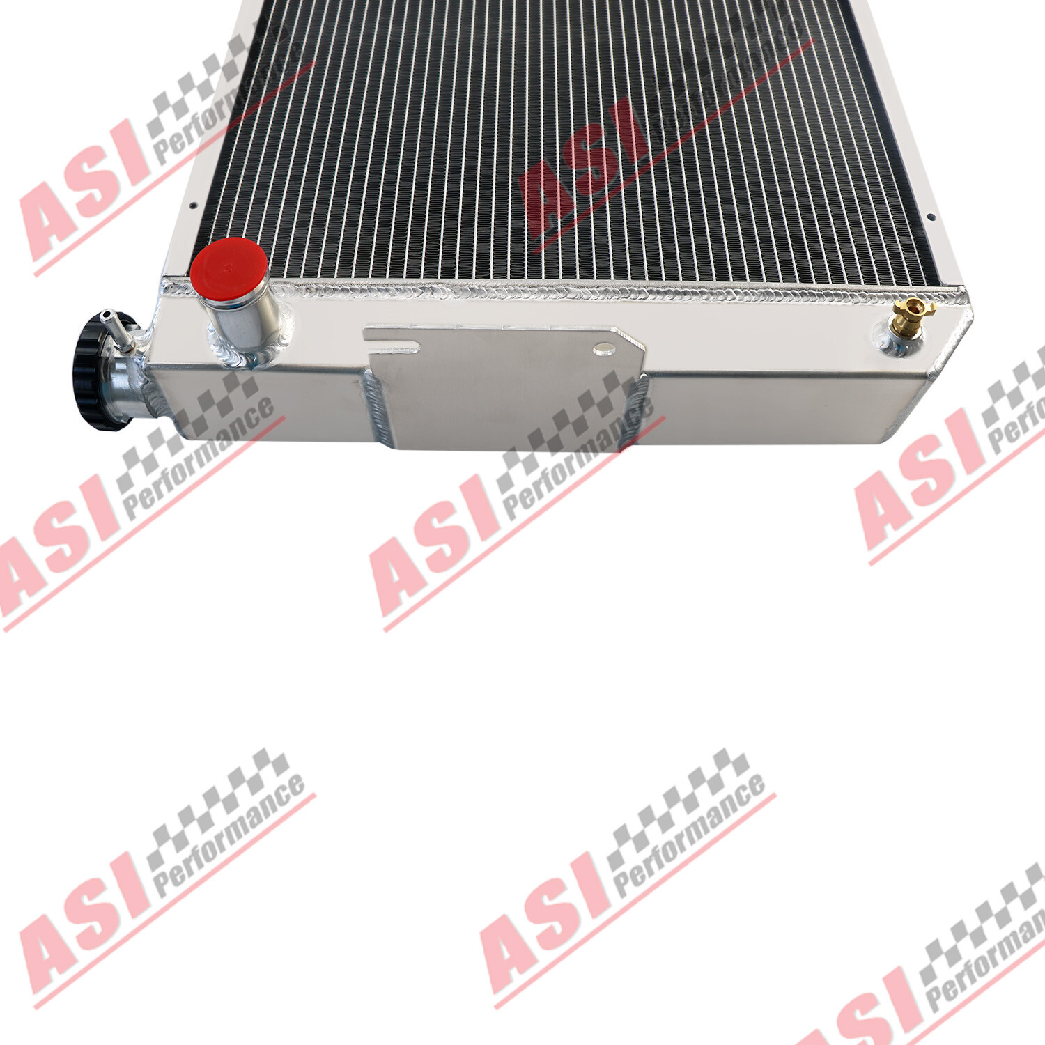 4Row Radiator For Hyster Yale Forklift H45-65XM 2.6L Perkins 2.4L Isuzu GM 3.0L