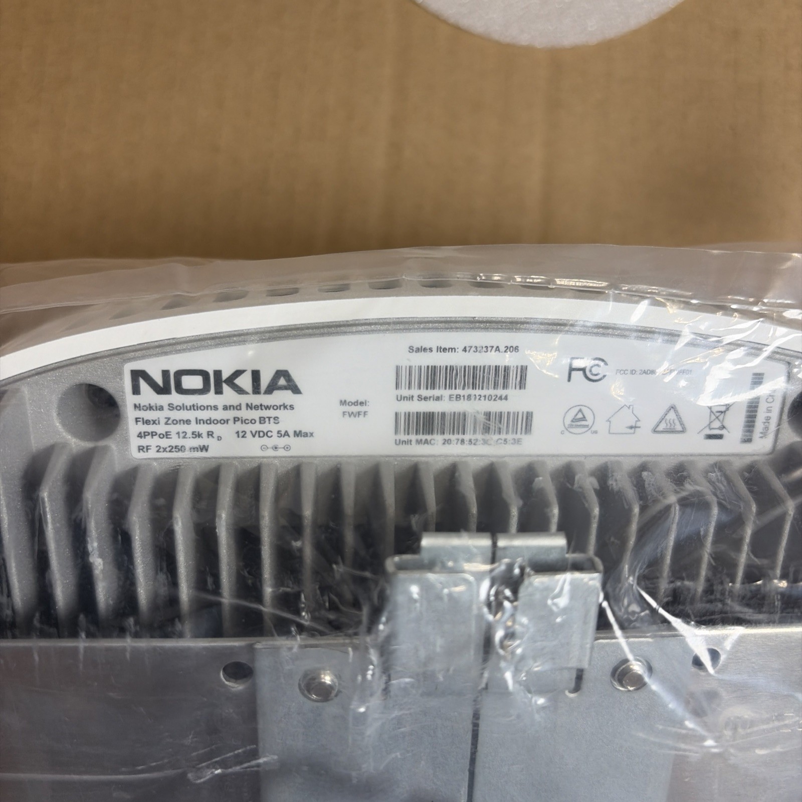 Nokia Model FWFF Flexi Zone Indoor Pico BTS 473237A.206 New Sealed
