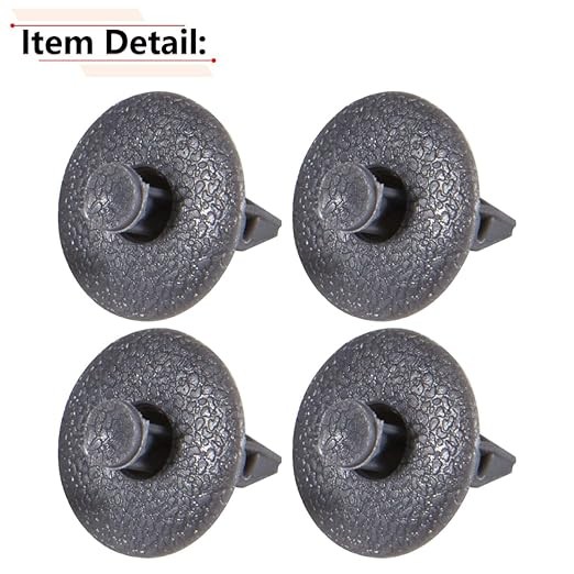 4PCS Interior Door Panel Trim Board Clips Compatible with 4runner Color: Gray