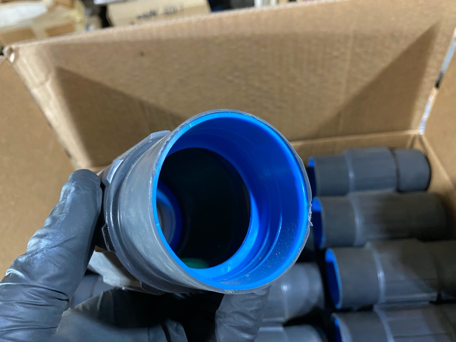 5x Perma-Cote CPL-200 PVC Coated Conduit Couplings 2″, NOS