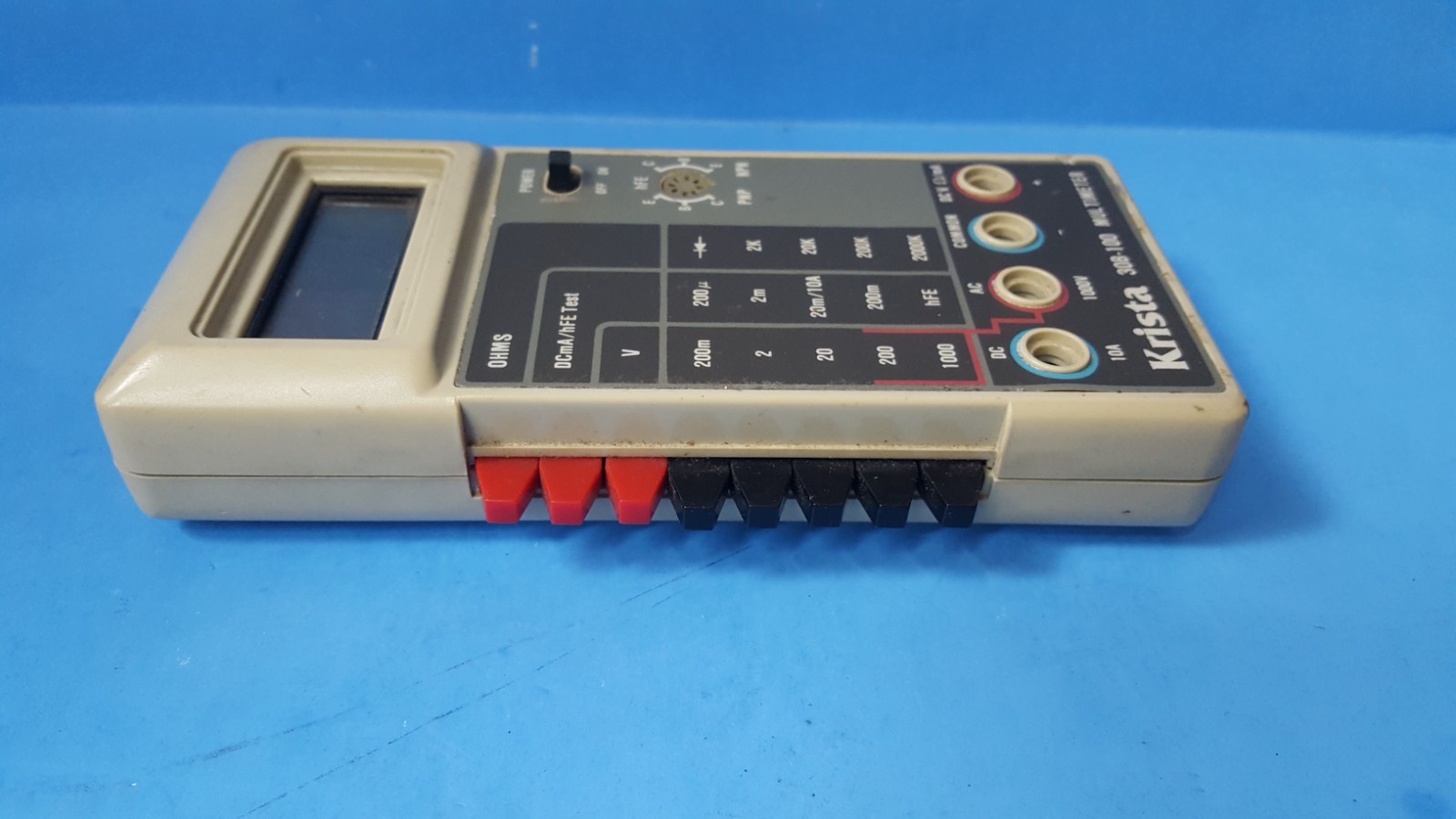 2PCS- For parts, 2xDigital Multimeter, Krista 30B-100, HUNG CHANG 6040, no Probe