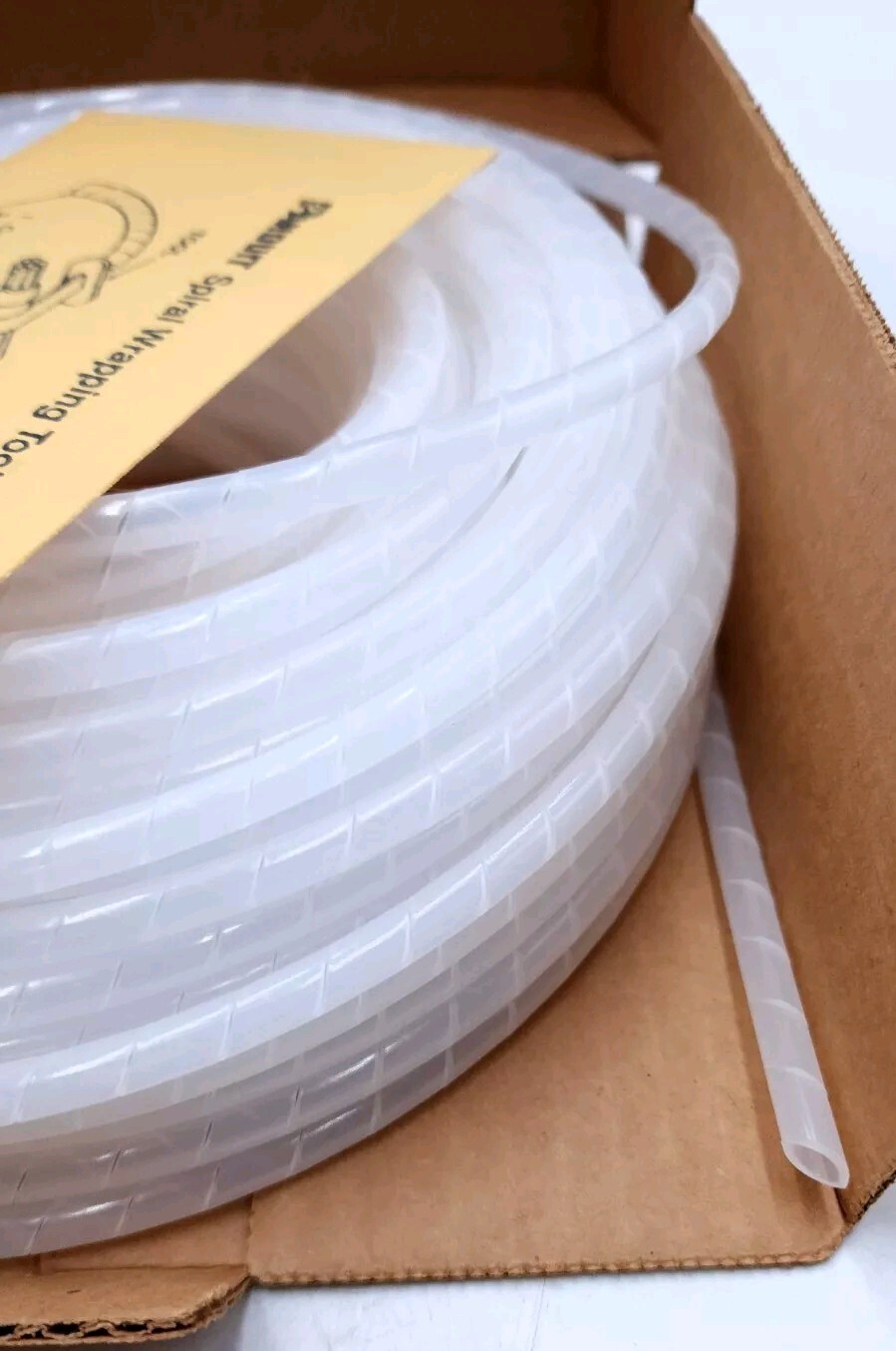 Panduit Spiral Wrap/Wrapping T25F-C 100’ft 30.5M Color: Natural Wire Accessories