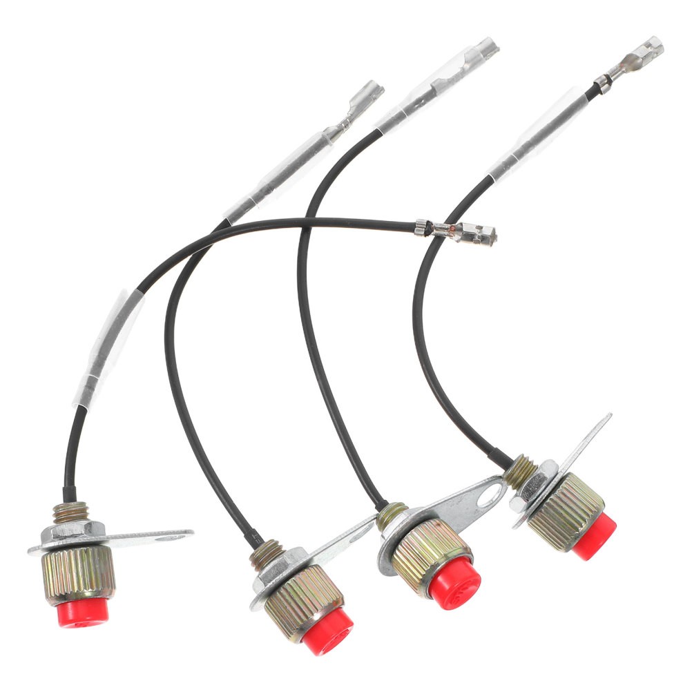 4Pcs Durable on Off Stop Switch for Lawn Mower Copper ABS Protective Control