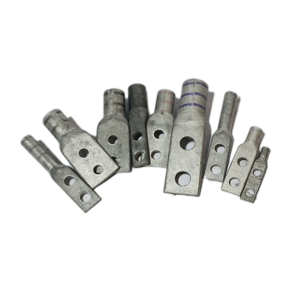 Lot of 9 Mixed Copper Compression Lug Terminals Variety Pack 6 AWG to 4/0