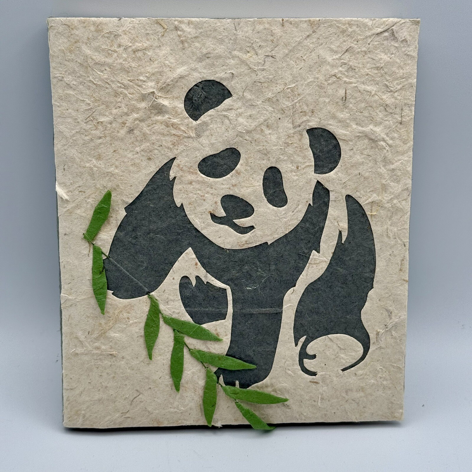 Panda PooPooPaper Journal /Recycled and Odorless Product Made From Panda Poo/30p