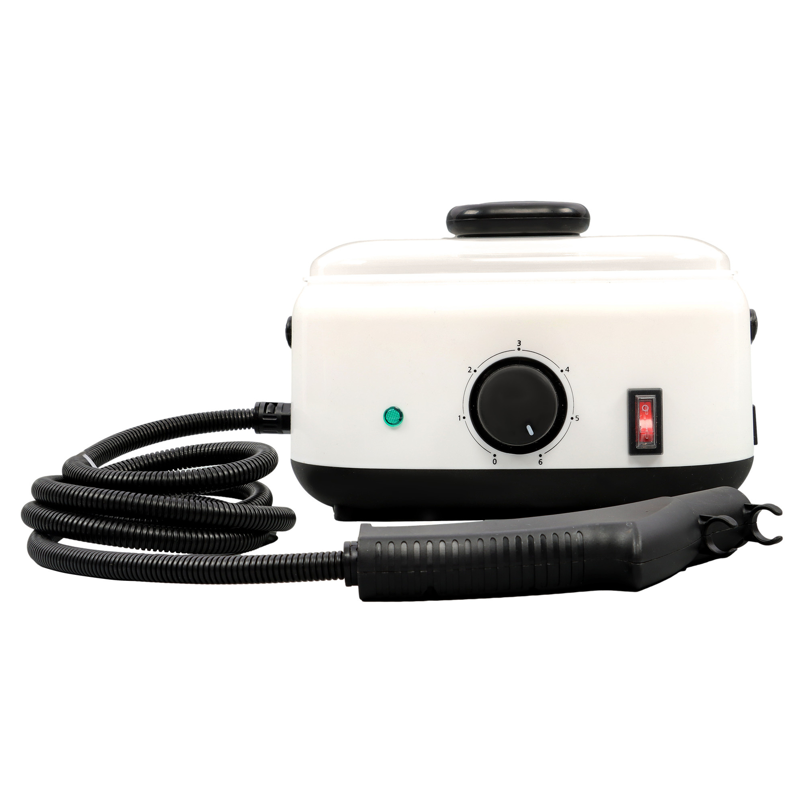 2500W Steam Cleaner 1500ml 110V Portable-Car Engine Degreasing&Tile Grout White