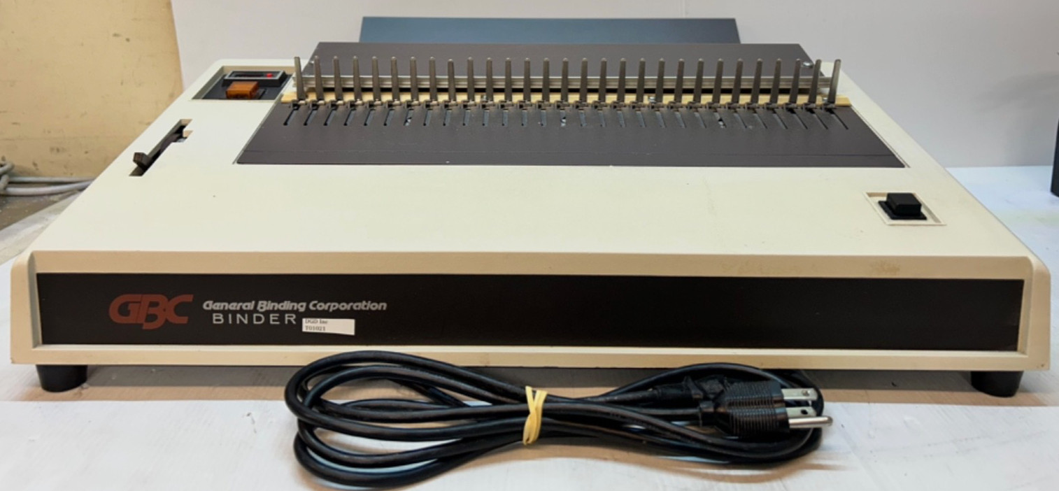 GBC Electric Binder 110EB-2, 173-W 60Hz 2-A 1-Phase 115V USA Commercial T01021