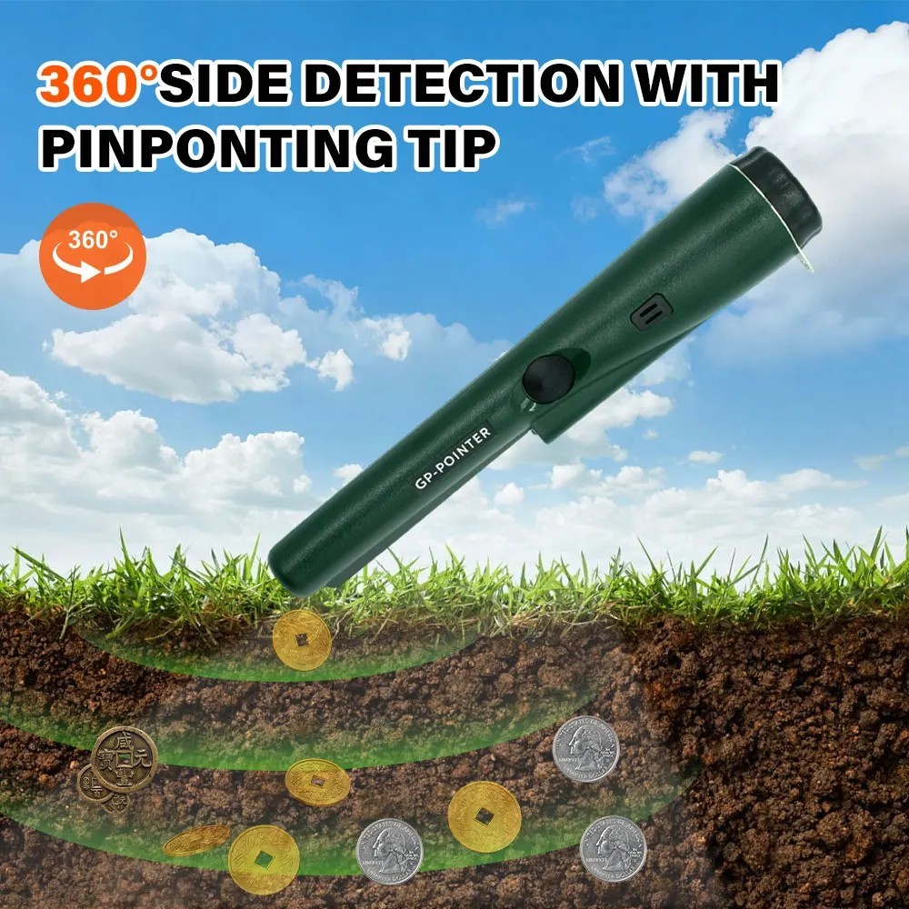 Metal Detector HandHeld Pro Pinpointer Pointer Probe Waterproof Sensitive Tester