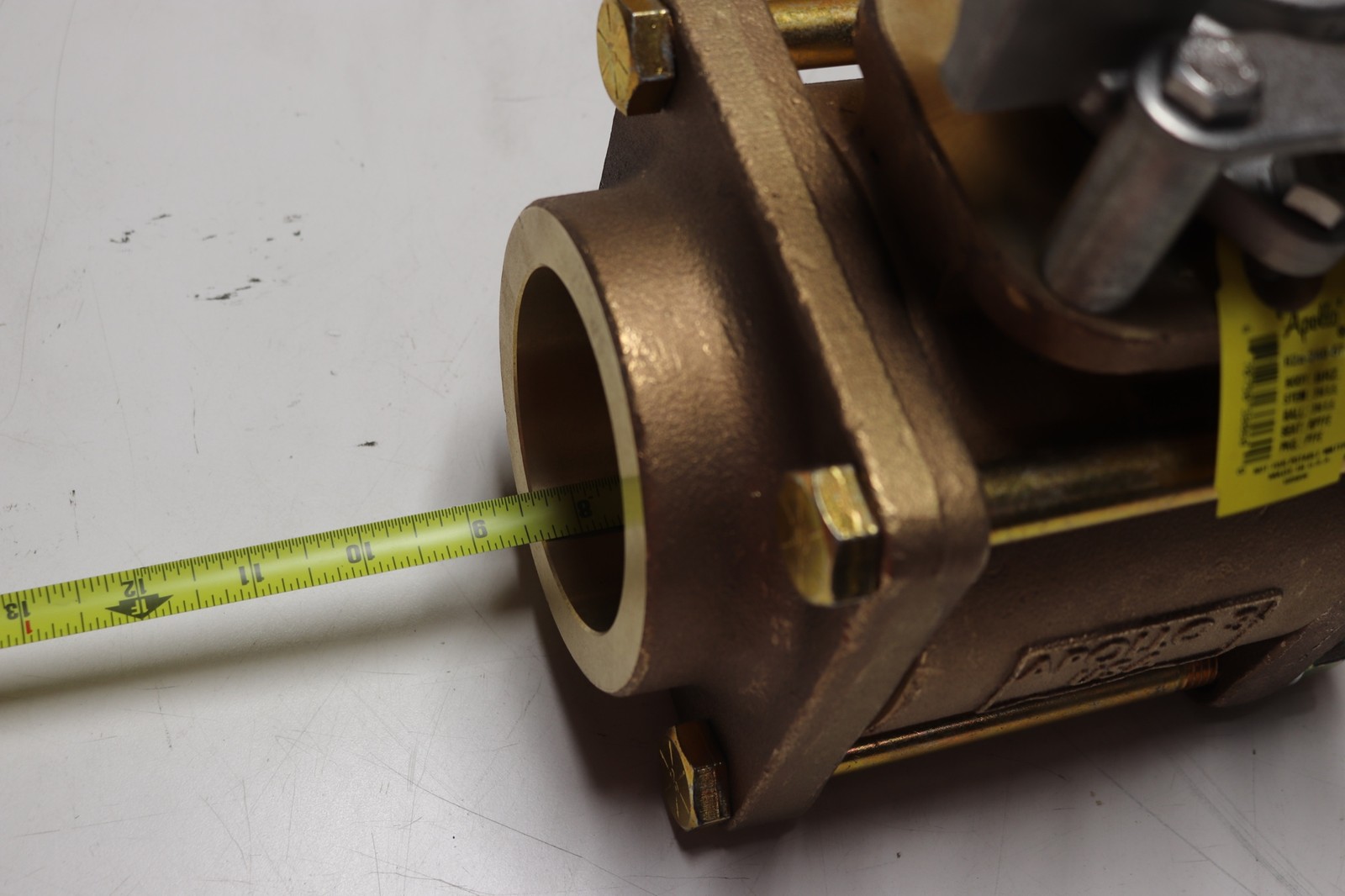 New Apollo 82a-240-57 Brass Bronze 316 S.S. PTFE NON Potable Water 3″ Ball Valve