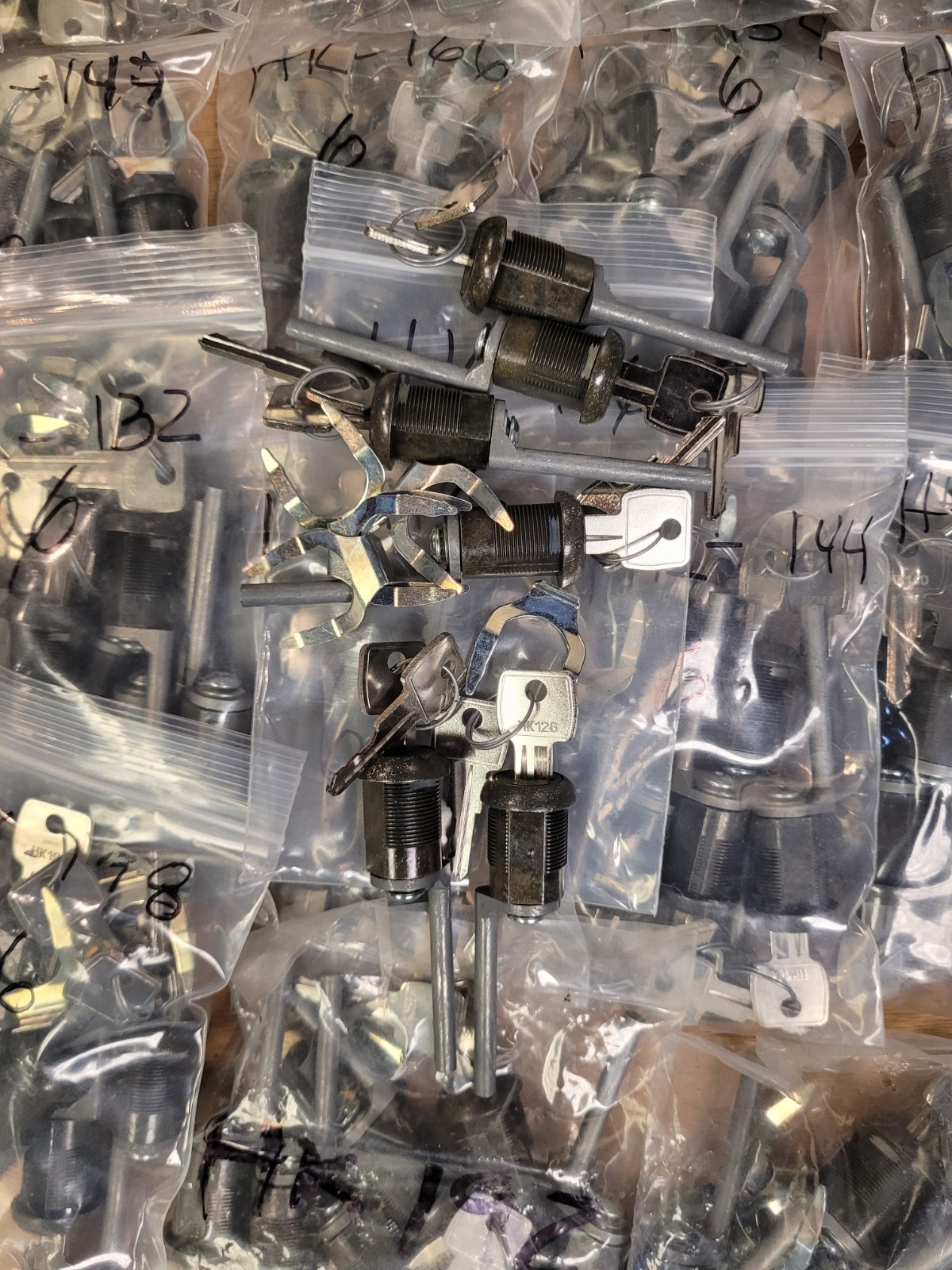large lot of HK office furniture locks 300 locks drawer cabinet locks