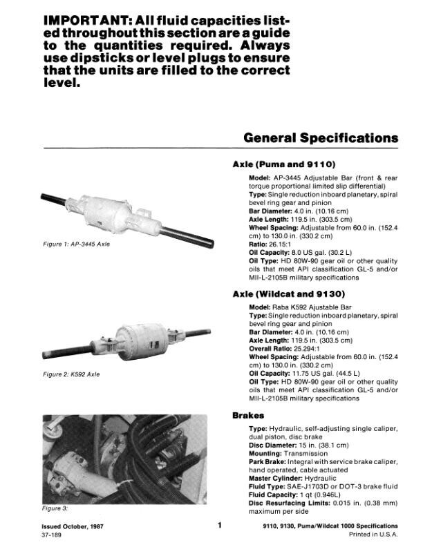Case IH 1000, 9110, 9130, 9150, 9170, 9180, 9190 Tractor Repair Service Manual