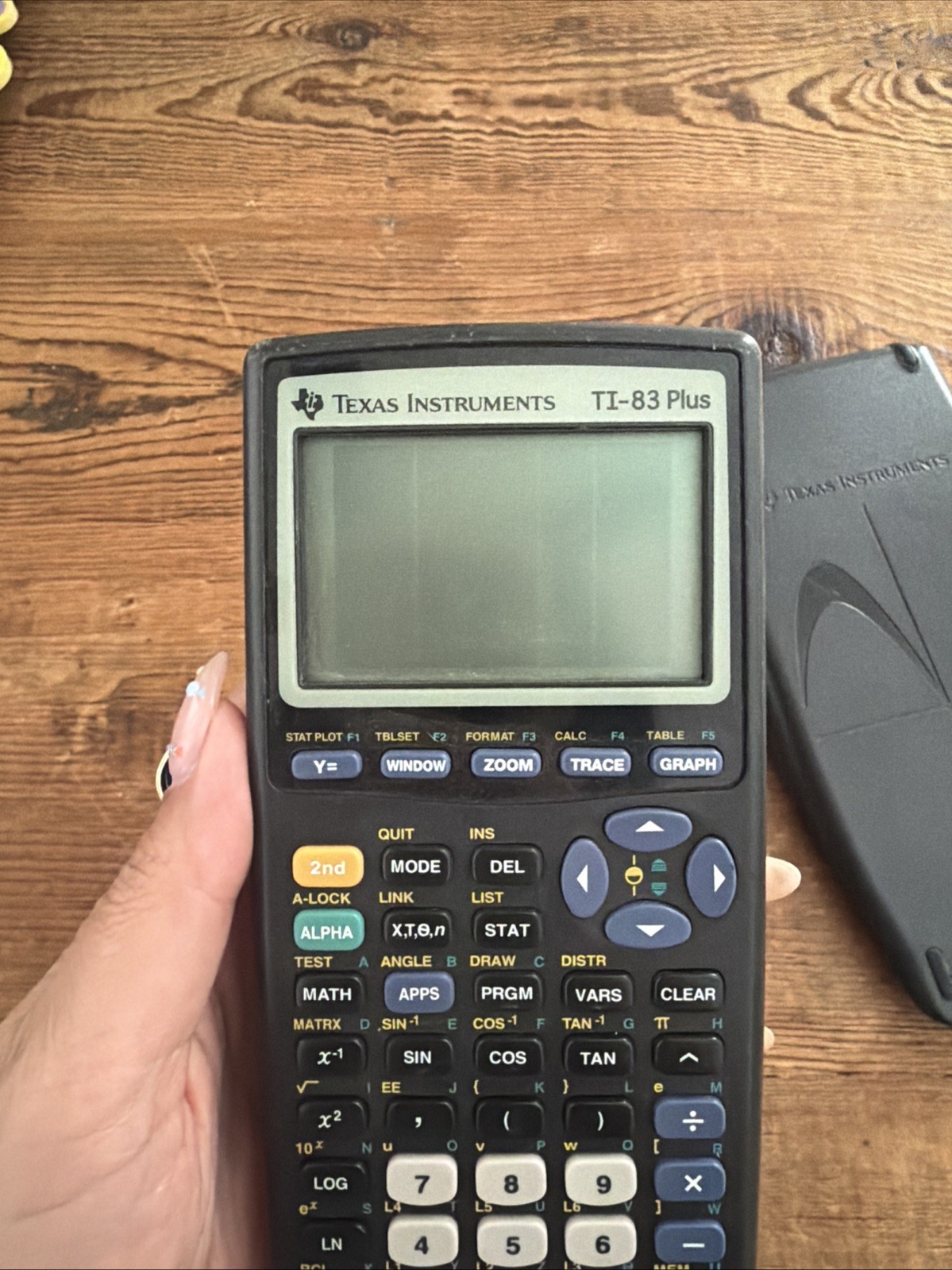 Texas Instruments TI-83 Plus Graphing Calculator w/ Cover TESTED