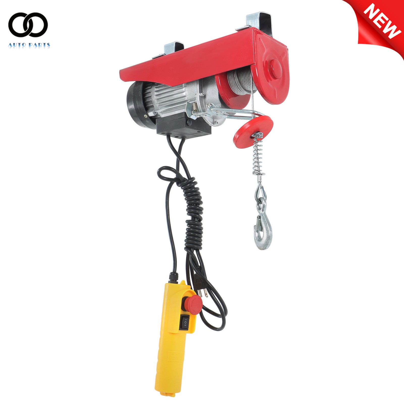 PA200 440lbs / 200kg Mini Electric Hoist 6.6 ft Wired Remote Control 110V