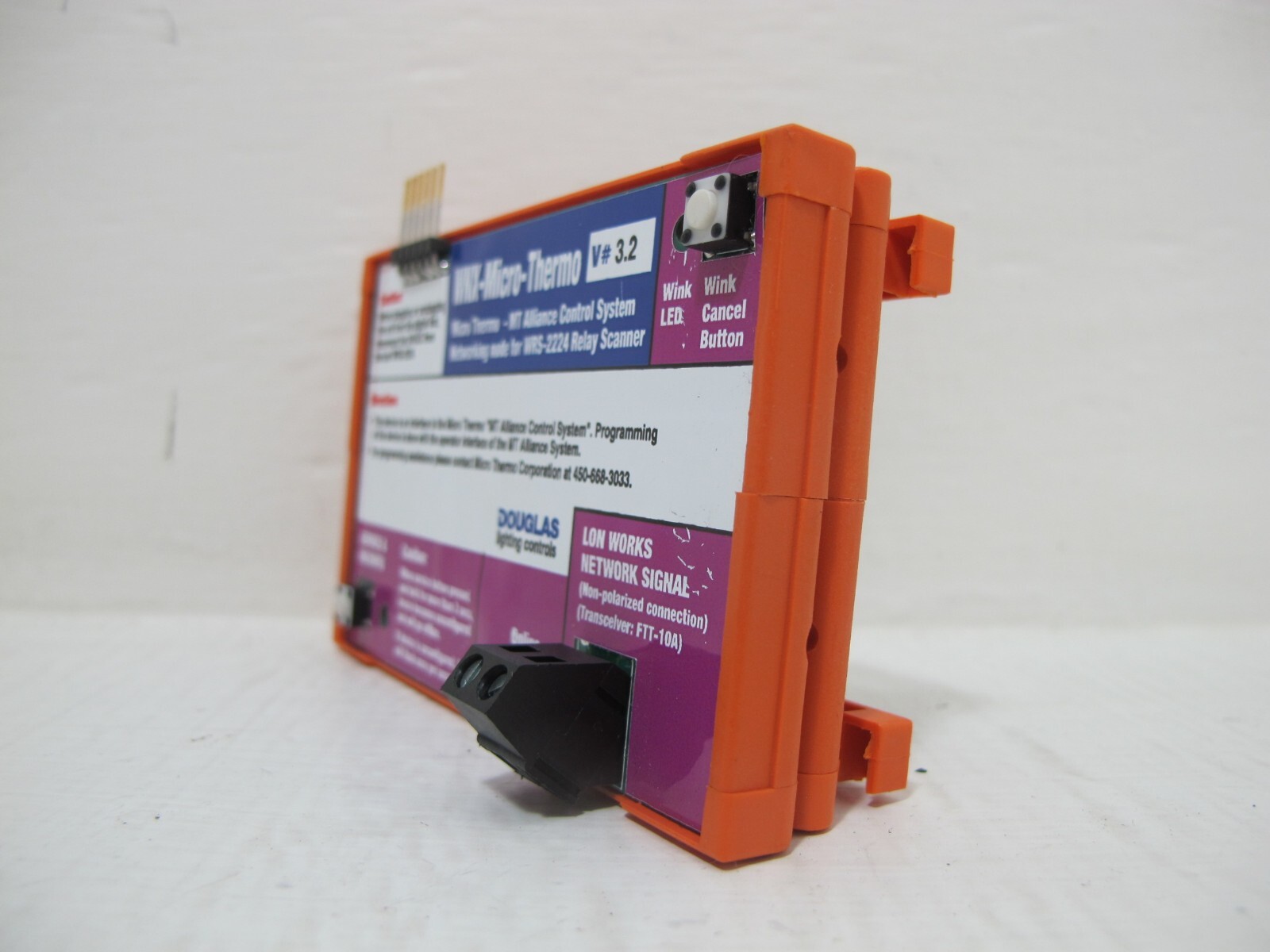 Douglas Lighting Controls WNX-Micro-Thermo Networking Node for WRS-2224 Relay