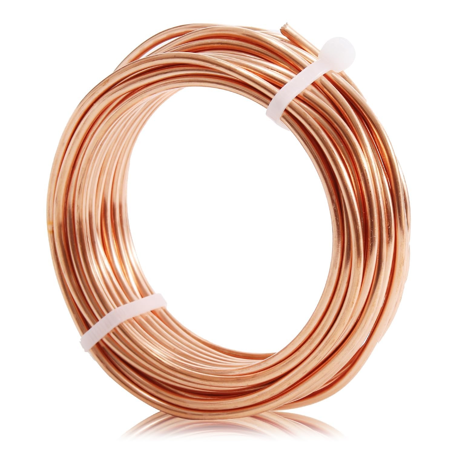 99.9% Soft Copper Wire, 10 Gauge Craft Wire, 20FT Pure Copper Wire for Garden…