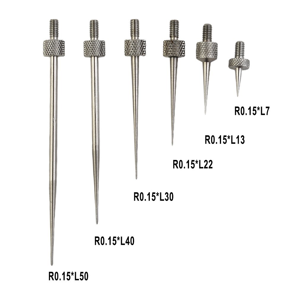 6pcs Digital Indicator/Dial Test Stem Rod Contact Points Tips Gauge Measure Tool