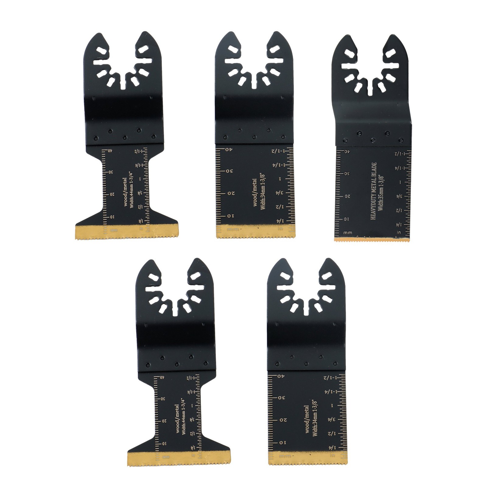 23 Pieces Oscillating Saw Blades – Titanium & Carbide Multitool Blades Kit