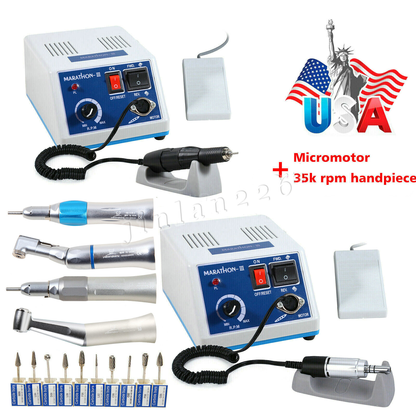 Dental Marathon Electric Micromotor Polisher/35K rpm Motor Handpiece