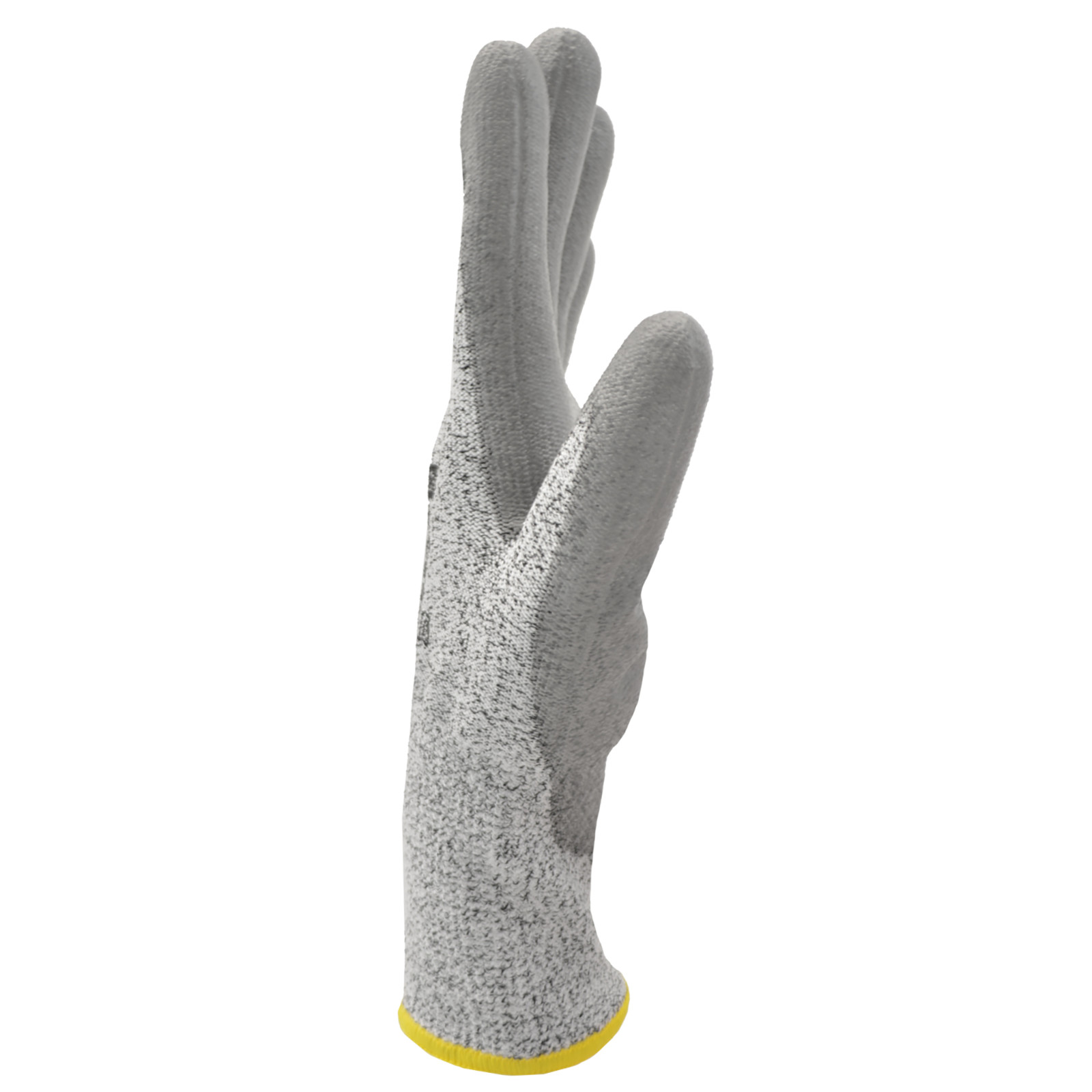 12 Pairs JORESTECH Cut Resistant Level A3 Work Gloves Grey PU Palm Coated