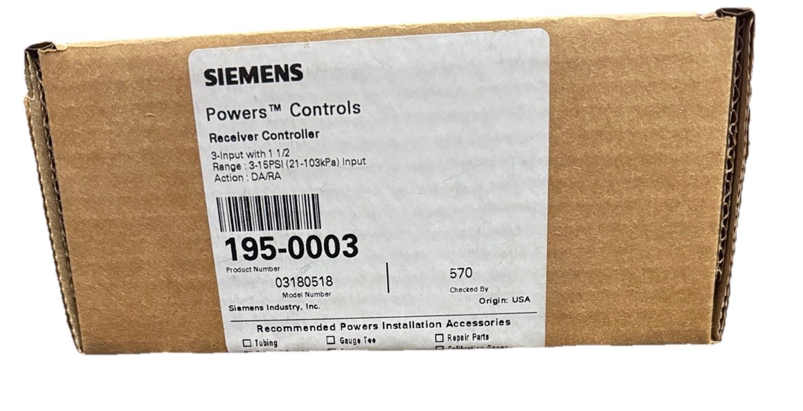 SIEMENS 195-0003 / 1950003 (NEW IN BOX)