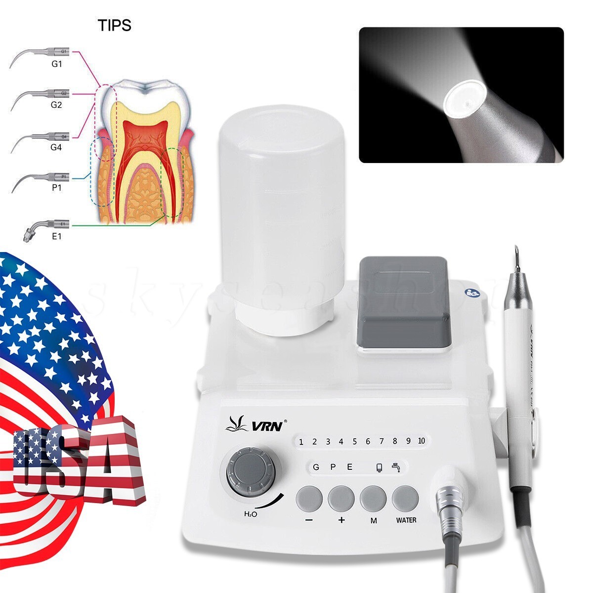 Woodpecker Style Dental Endo Apex Locator Endodontic Root Canal Finder Measure