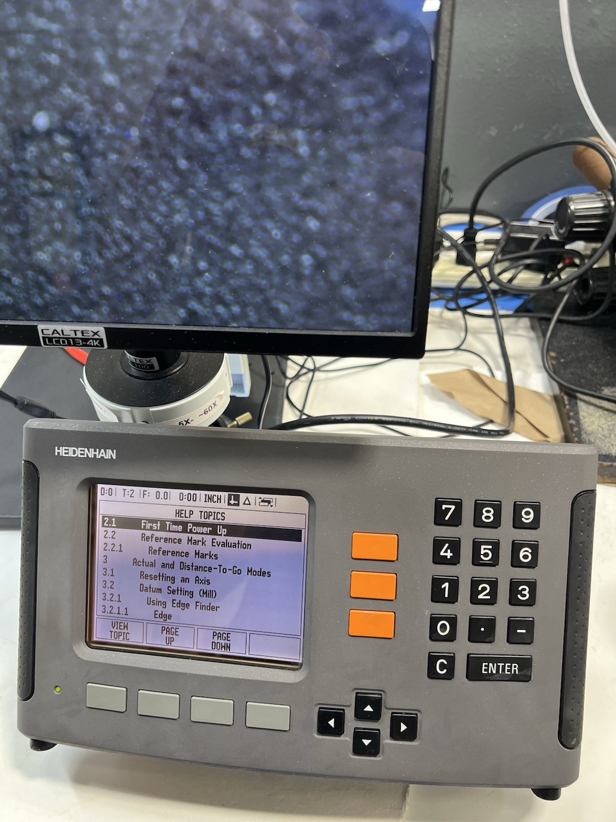 Heidenhain ND 780 ID 520 010-01 panel/Software Version 2.0.4