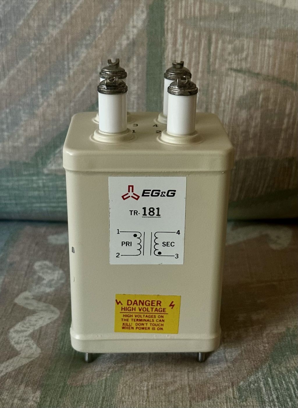 EG&G TR-181 High-Voltage Trigger Transformer