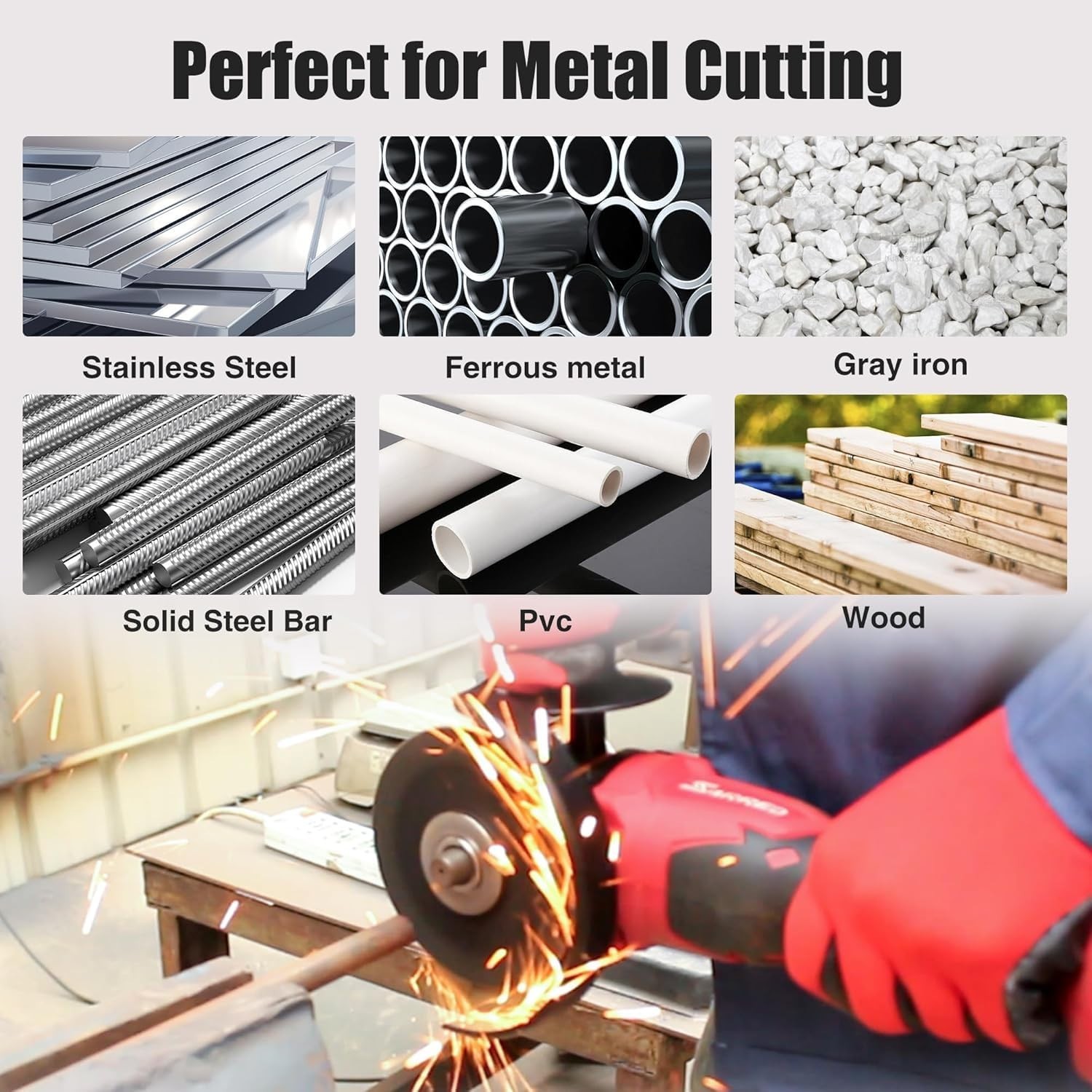 110Pack 4-1/2″ x .040″ x 7/8″ Cut off Wheels Stainless Steel Metal Cutting Discs