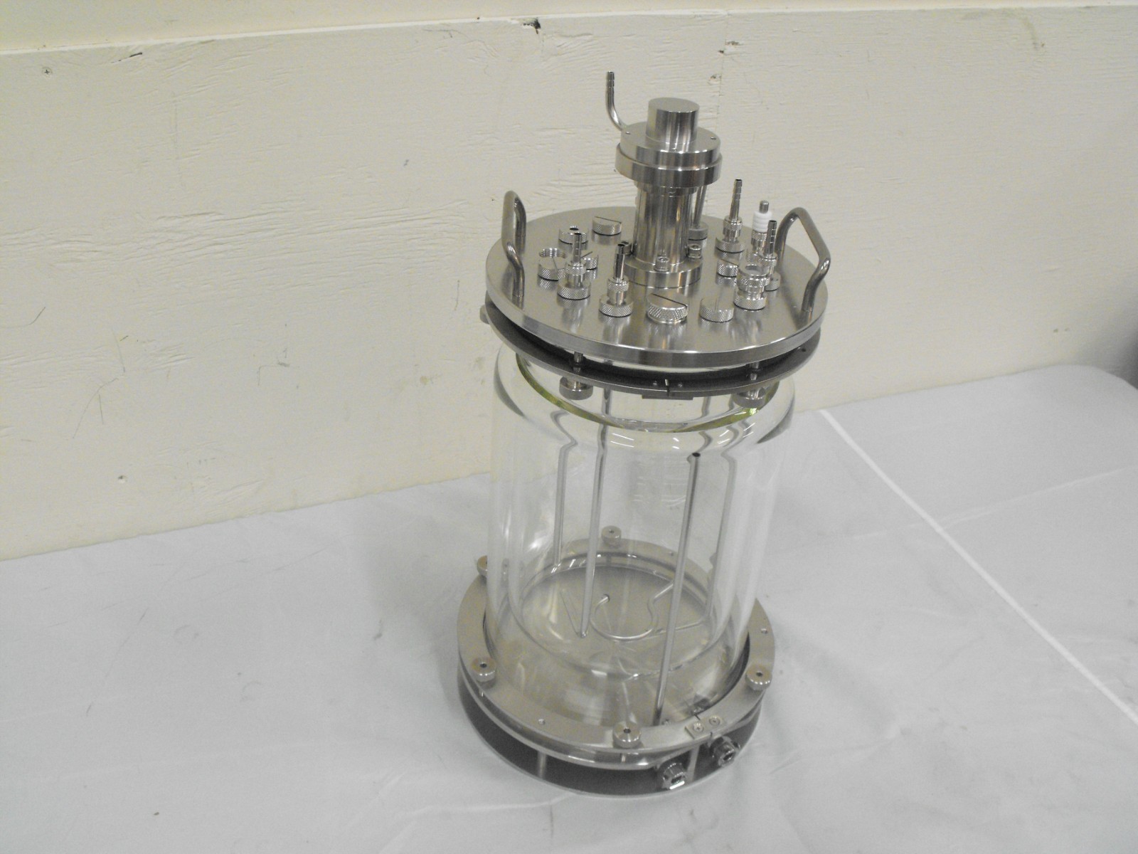 Eppendorf 5L Bioreactor Vessel #M1379-1003 for BioFlo 320, unused!
