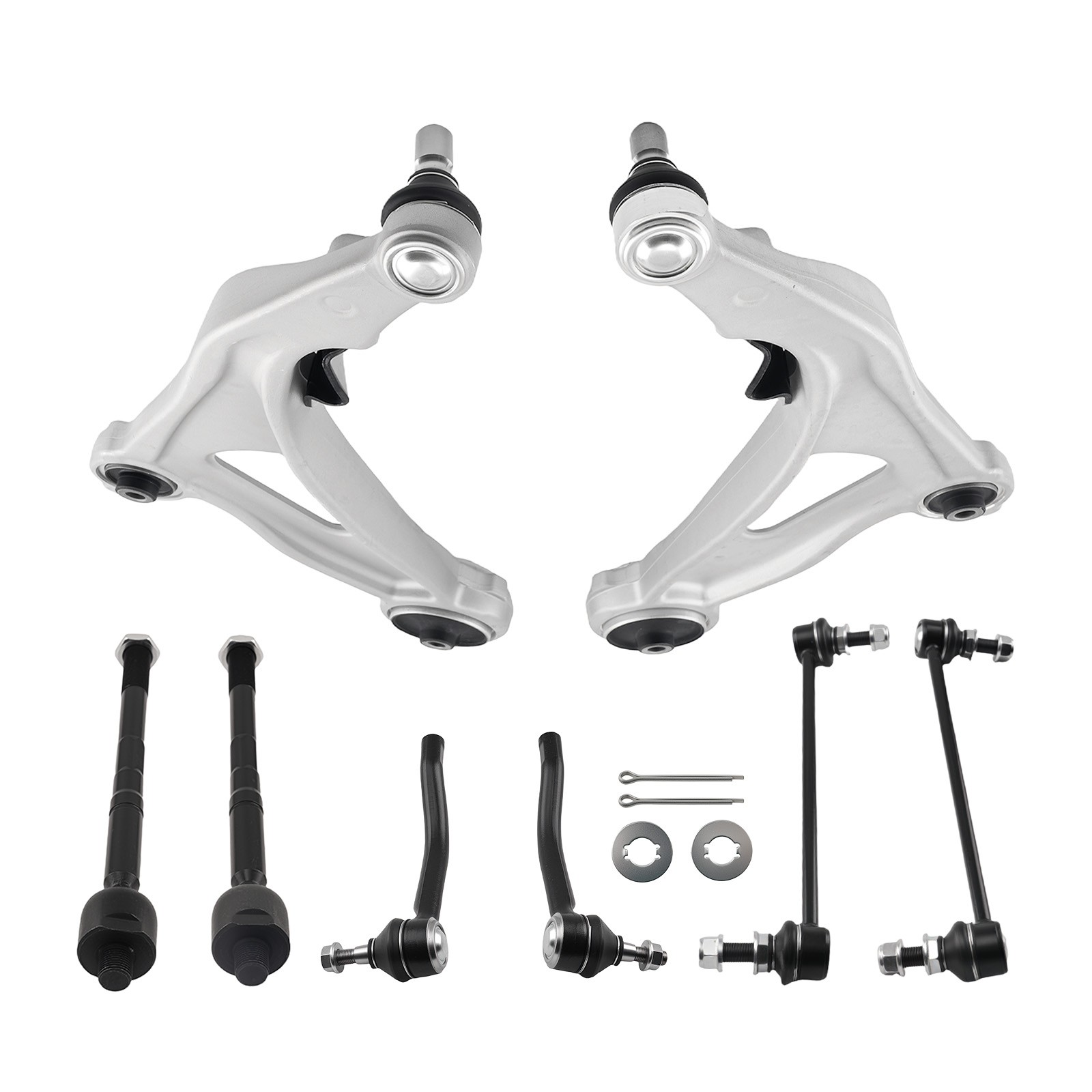 8pcs Front Lower Control Arms fit Nissan Pathfinder 2014-2020 Infiniti QX60 JX35