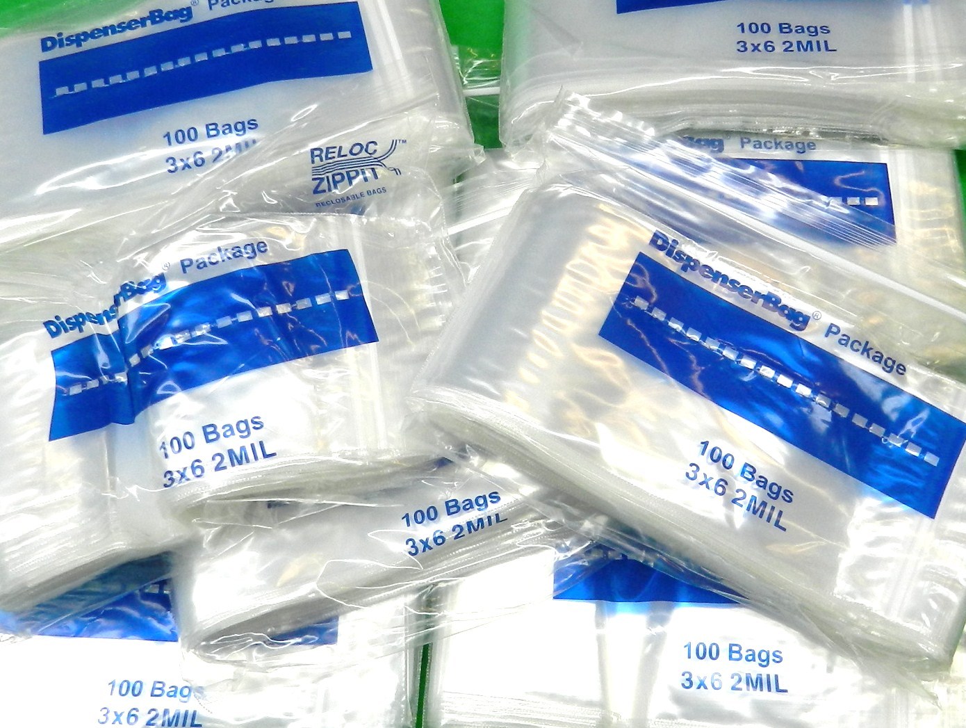 3×6 Reloc Zippit Bags 1000 Reclosable Clear 2mil Poly Bag 3″ x 6″ 1,000 pcs